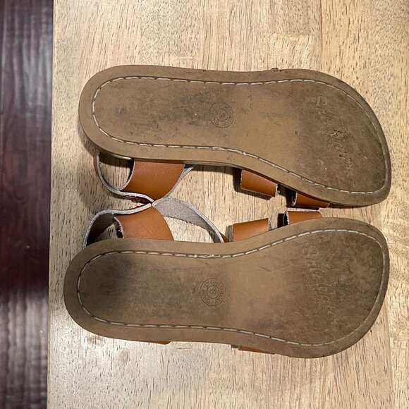 The Original Salt Water Hook & Loop, Tan Brown, Kids Size 3 - Picture 2 of 5